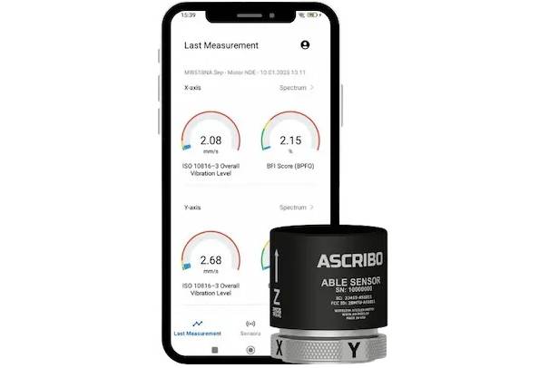 ABLE Handy - Vibrómetro y analizador de rodamientos portátil